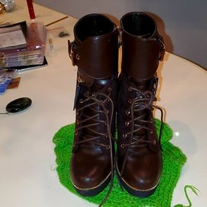 Vintage 80s heel booties